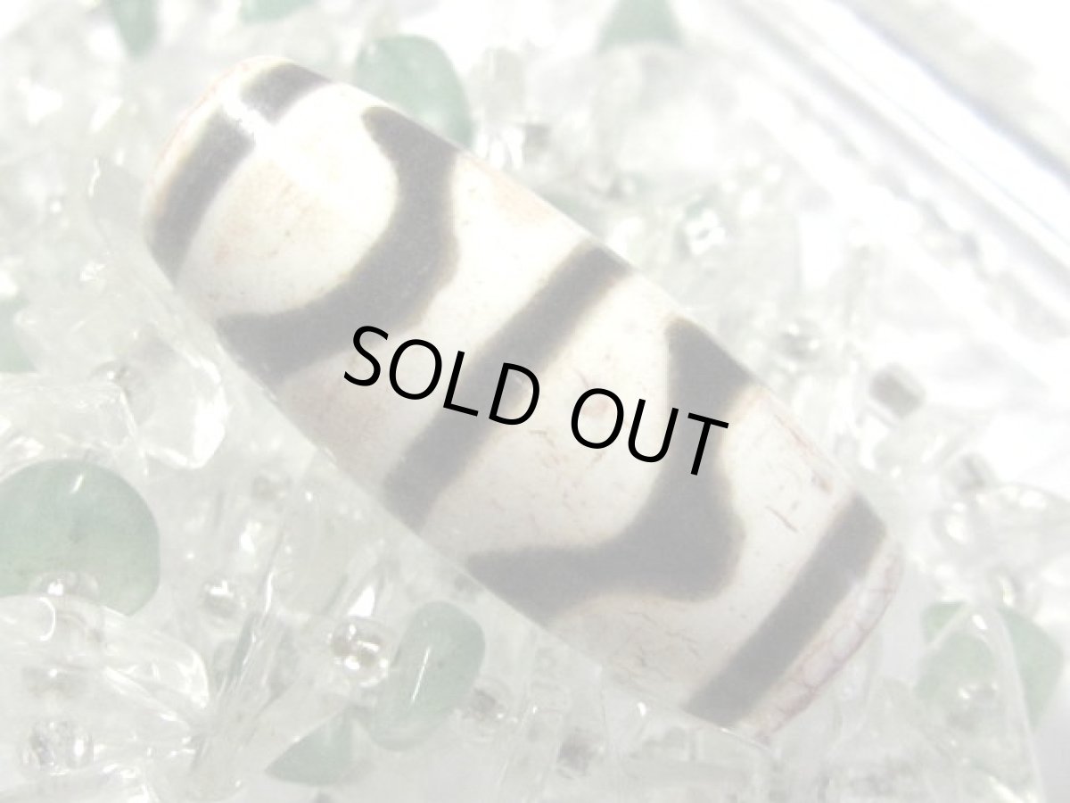 画像2: 老鉱天珠・水紋天珠 36mm (2)