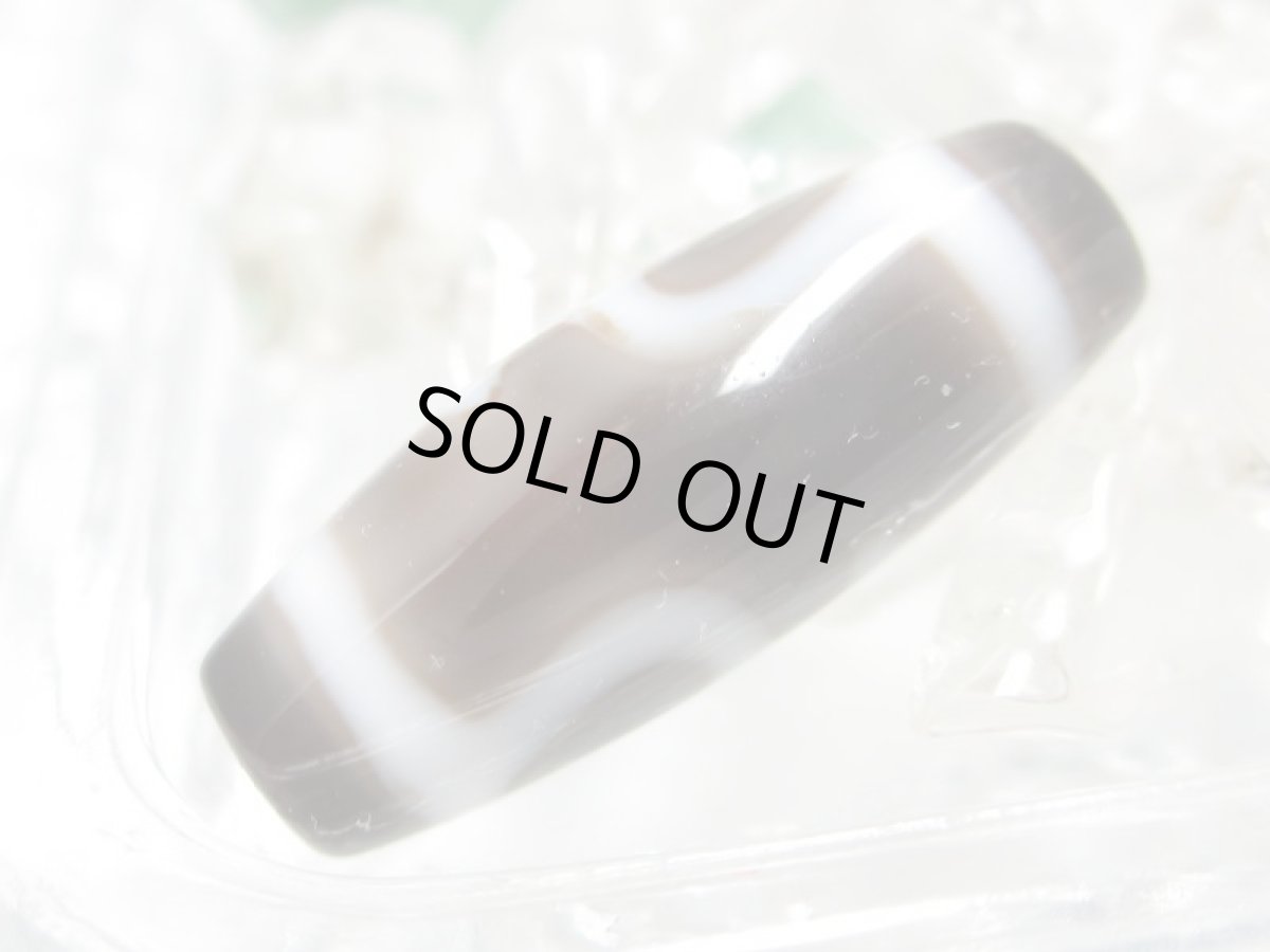 画像3: 黒地至純・宝瓶天珠 20mm (3)