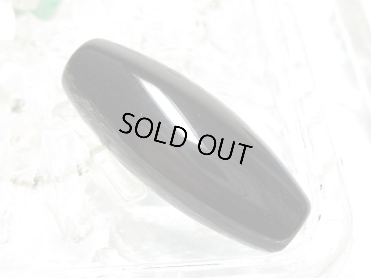 画像4: 黒地至純・観音天珠 30mm (4)