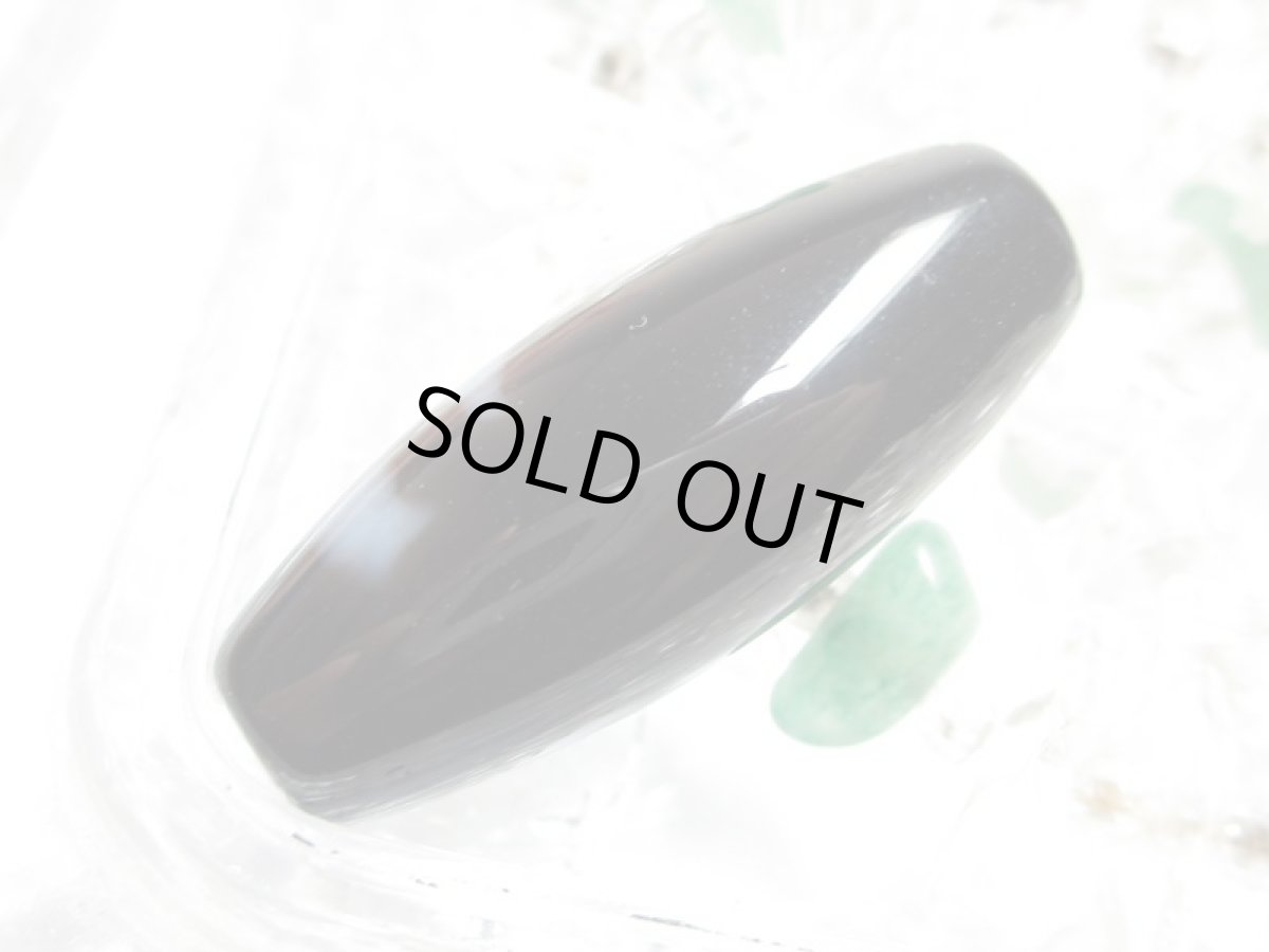 画像3: 黒地至純・観音天珠 30mm (3)