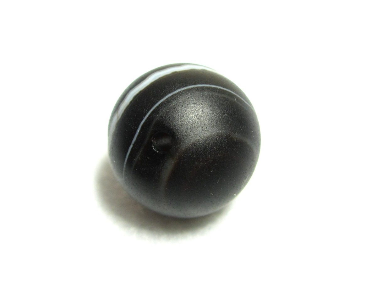 画像4: 天然線天珠 14mm (4)