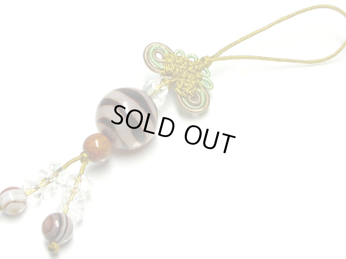 画像3: 龍紋水紋天珠ストラップ (3)