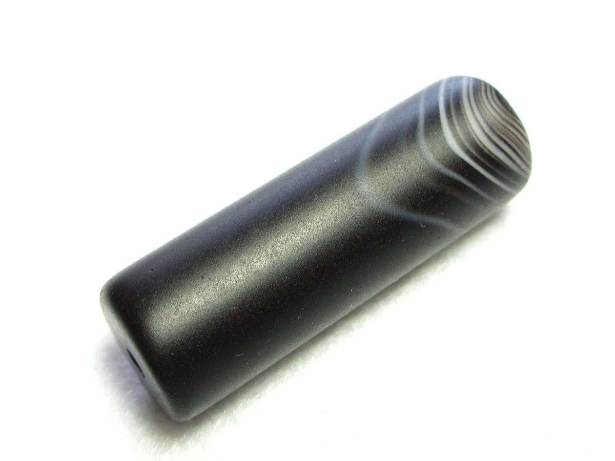 画像1: 天然線天珠 30mm (1)