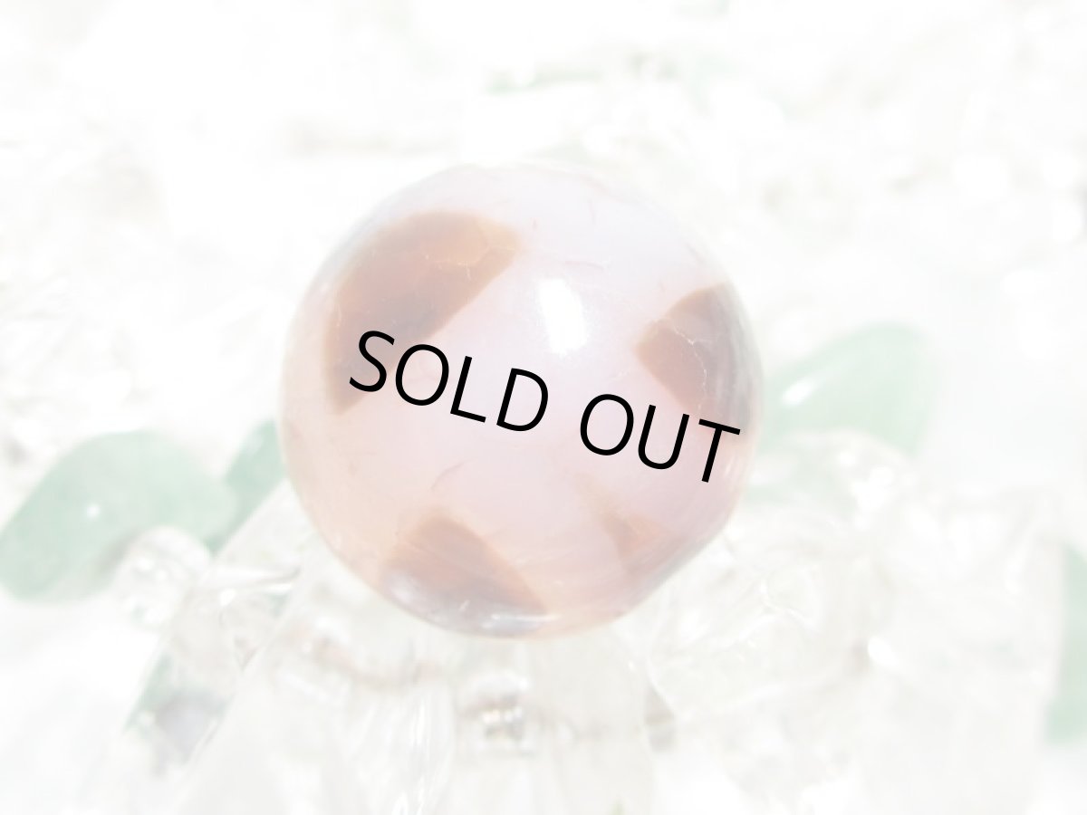 画像3: 紅鱗紋丸型・歓喜仏天珠 14mm (3)