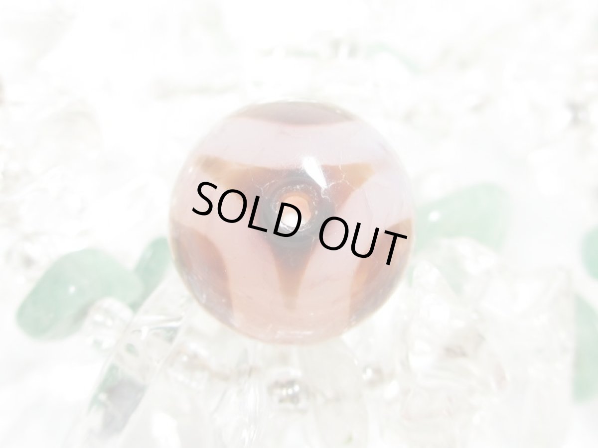 画像4: 紅鱗紋丸型・歓喜仏天珠 14mm (4)