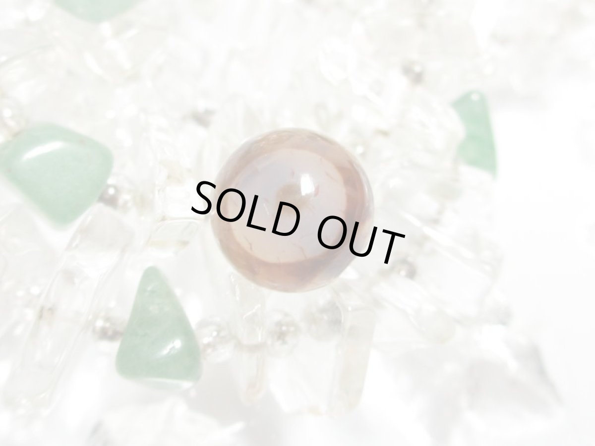 画像2: 紅鱗紋丸型・天地天珠 10mm (2)