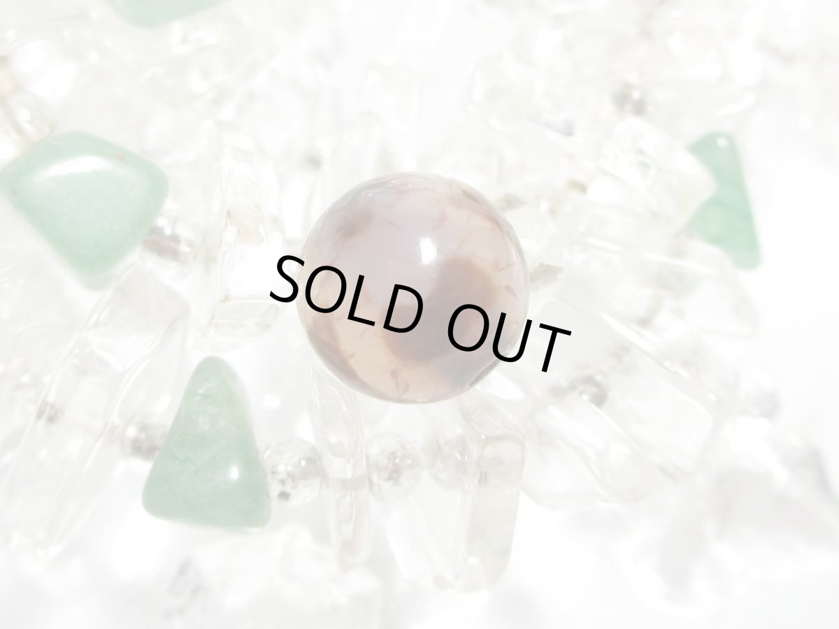 画像2: 紅鱗紋丸型・財神天珠 10mm (2)