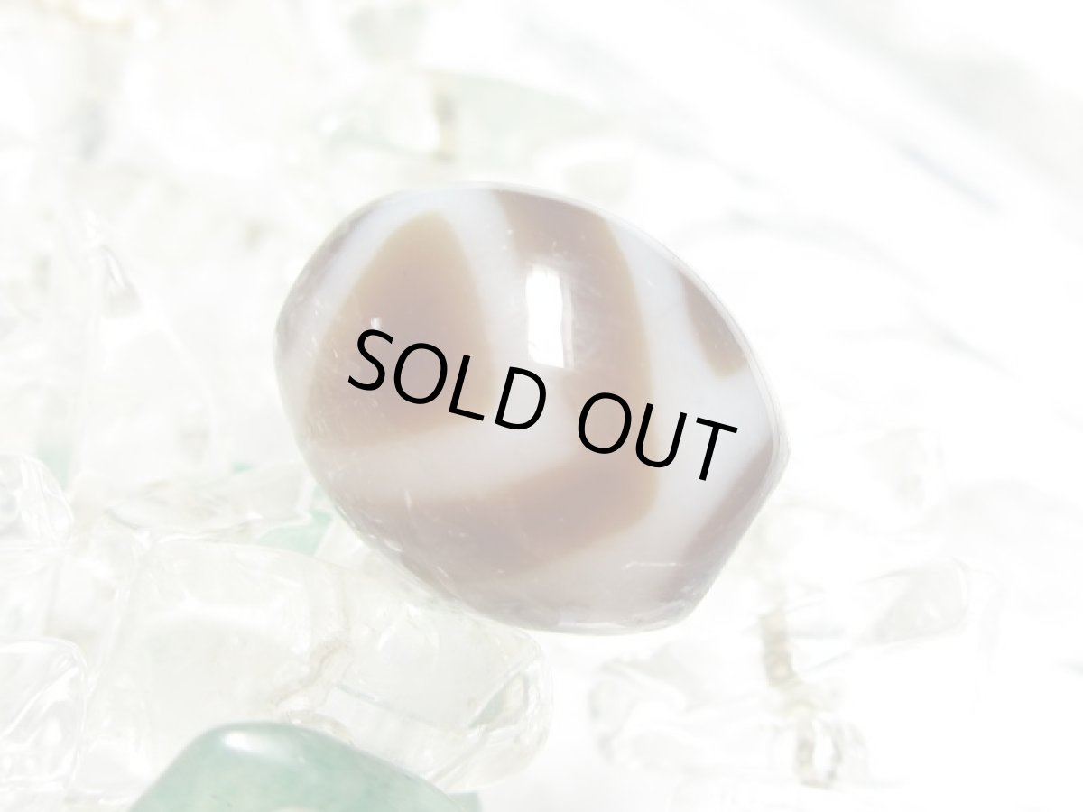 画像2: 黒地至純・山形天珠 15mm (2)