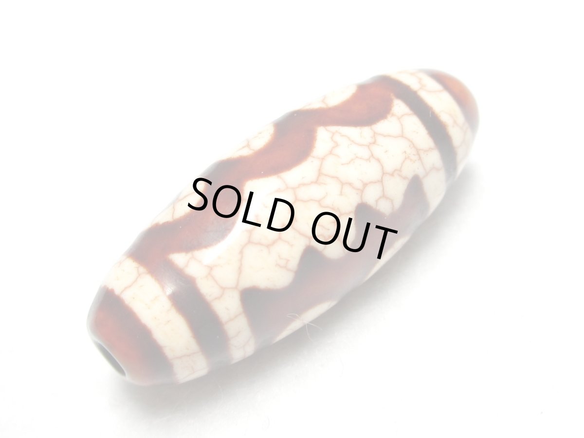 画像3: 赤龍紋・五眼天珠 32mm (3)