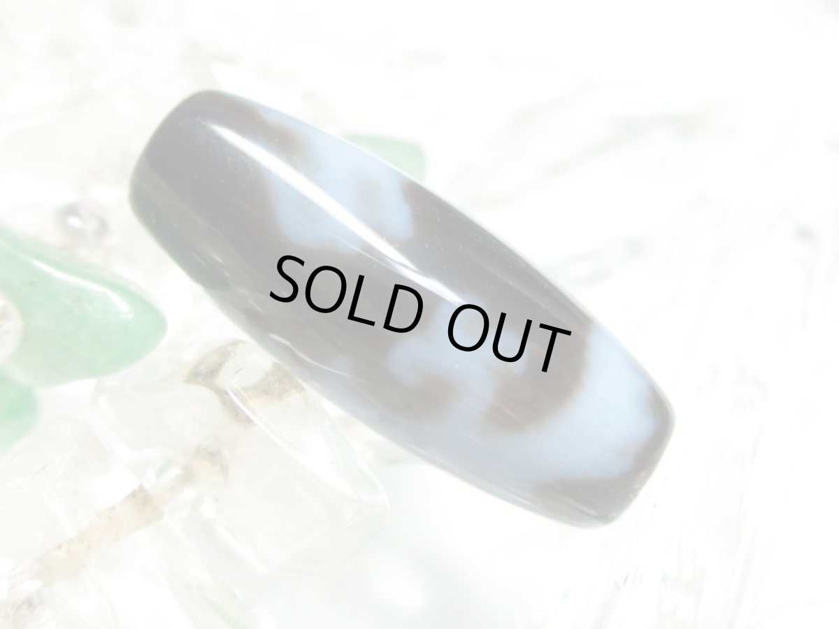 画像2: 黒地至純・龍神天珠 20mm (2)