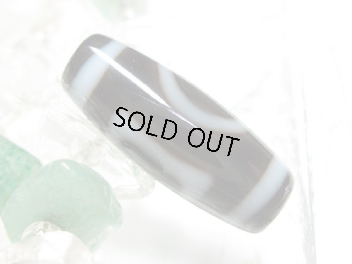 画像3: 黒地至純・天地星辰天珠 20mm (3)