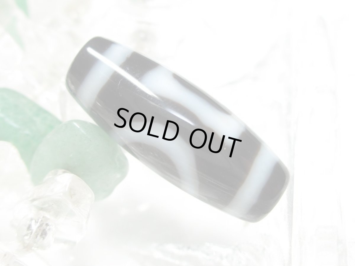 画像4: 黒地至純・天地星辰天珠 20mm (4)