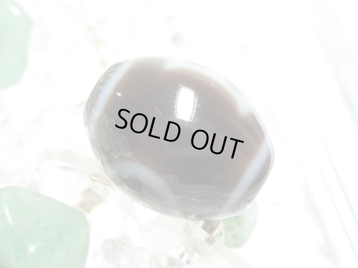 画像4: 黒地至純・日月天珠 15mm (4)