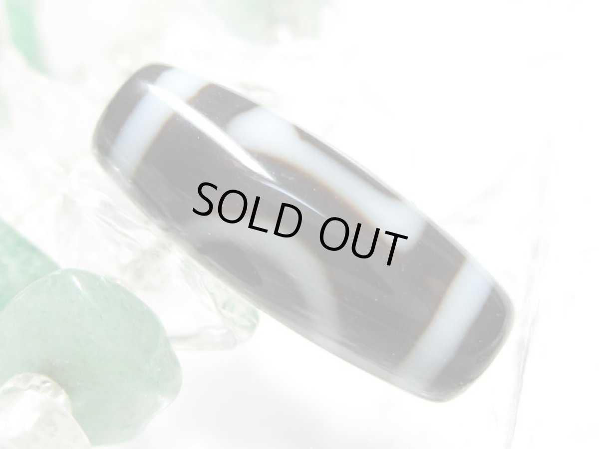 画像4: 黒地至純・天地星辰天珠 20mm (4)