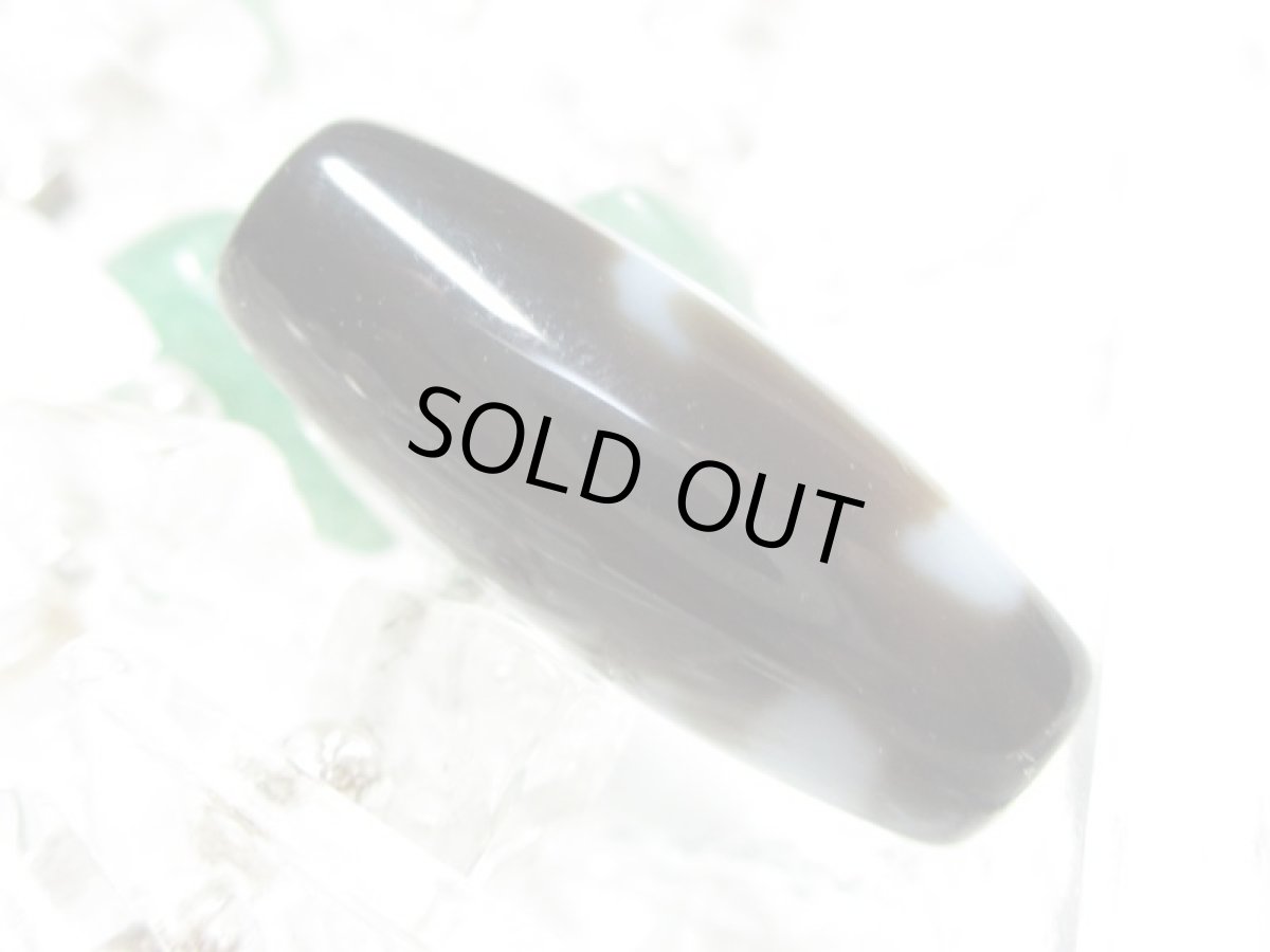 画像4: 黒地至純・観音天珠 20mm (4)