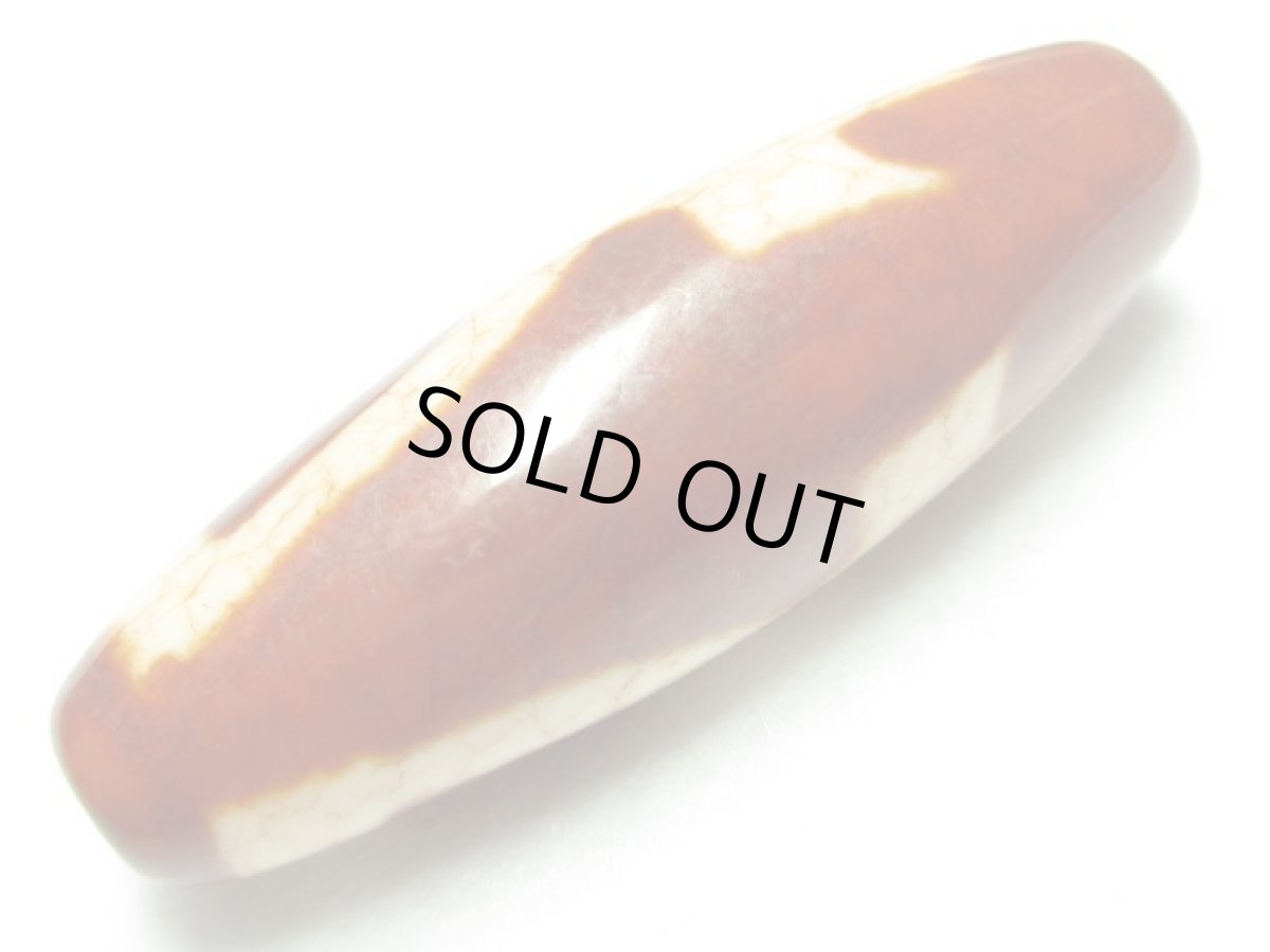 画像3: 赤龍紋・財神天珠 37mm (3)