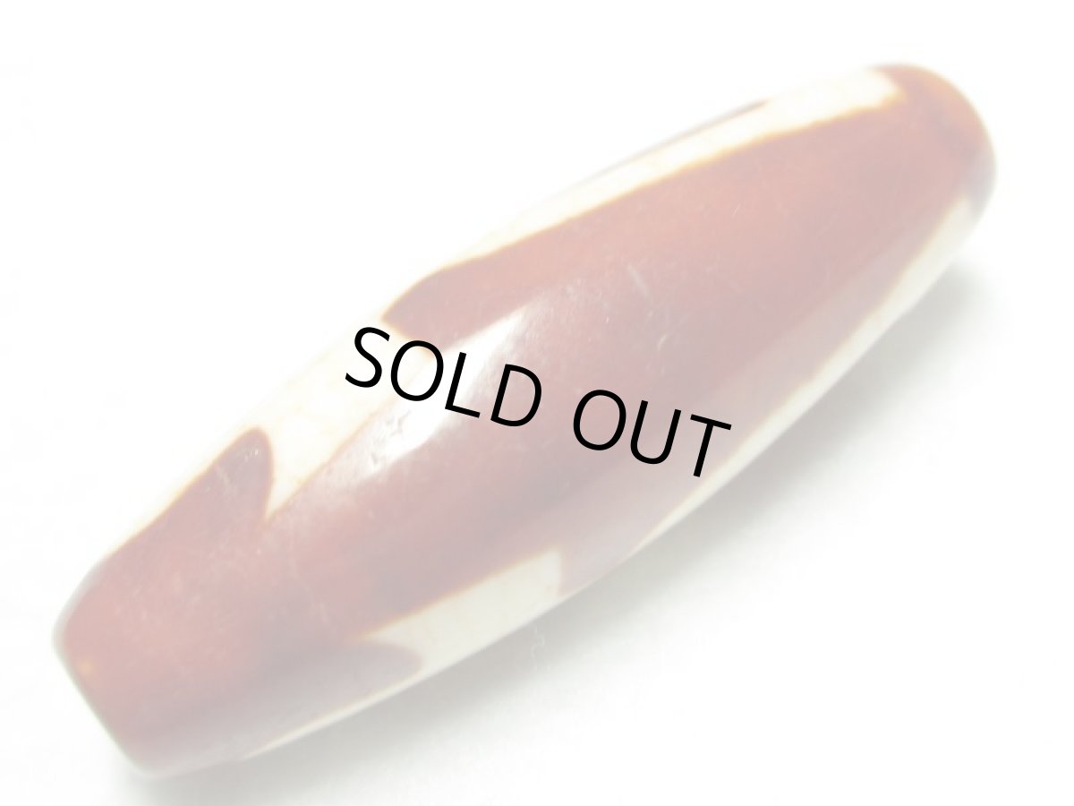 画像3: 赤龍紋・財神天珠 37mm (3)