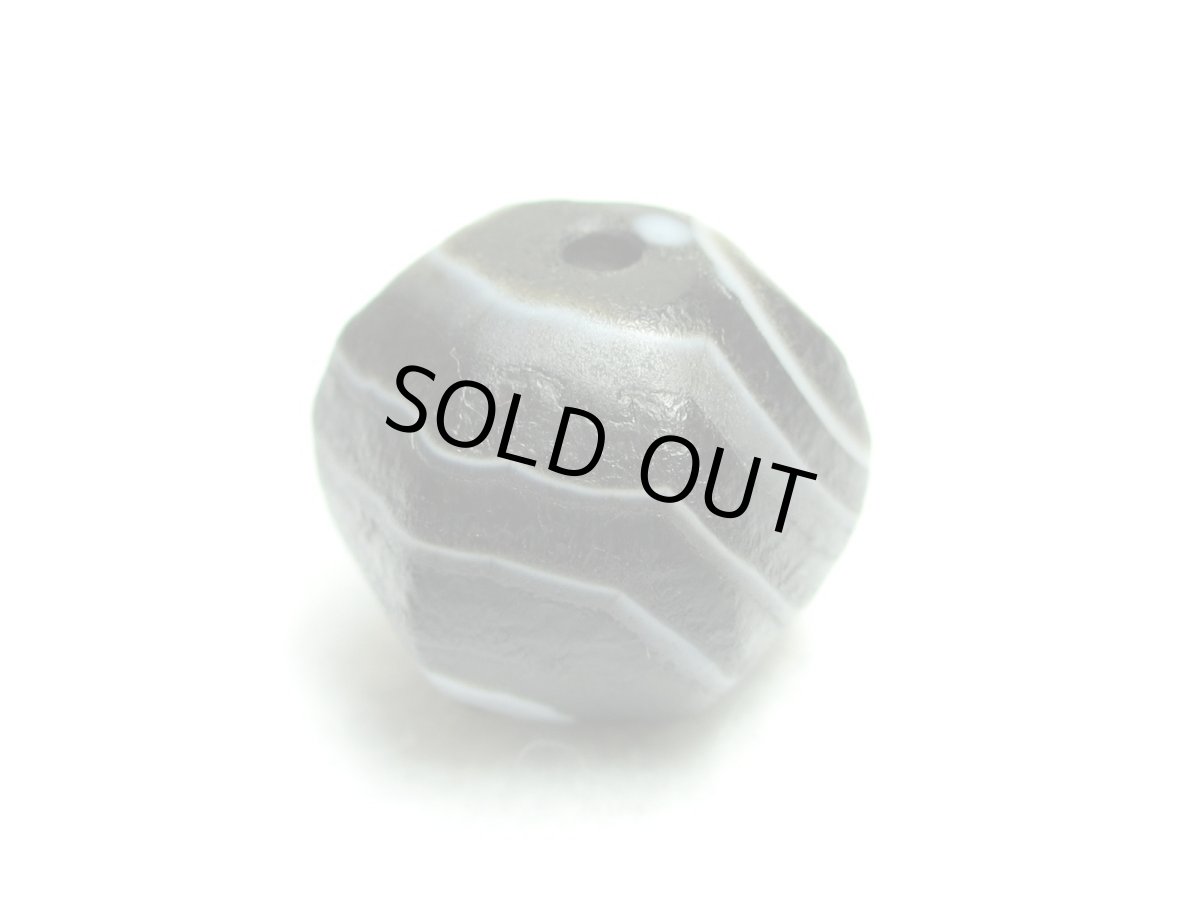 画像3: 天然線天珠カット 13mm (3)