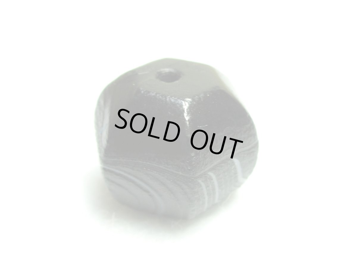 画像3: 天然線天珠カット 13mm (3)