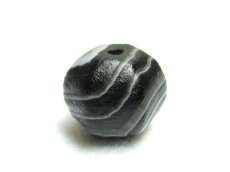 画像1: 天然線天珠カット 13mm (1)