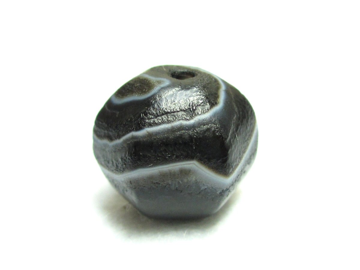 画像3: 天然線天珠カット 13mm (3)