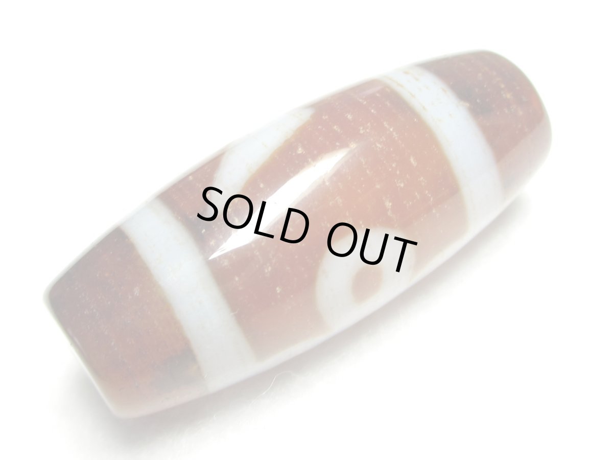 画像3: 三色天珠・閃電五眼天珠 35mm (3)