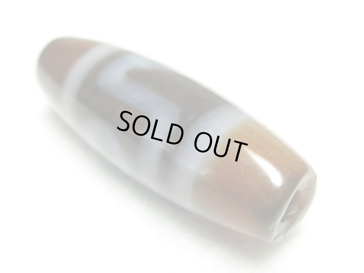 画像4: 三色天珠・一眼山形天珠 30mm (4)