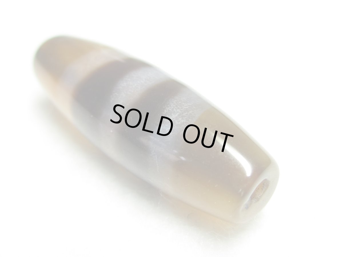 画像2: 三色天珠・線天珠 30mm (2)