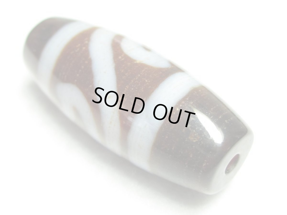 画像2: 三色天珠・水蓮花天珠 35mm (2)