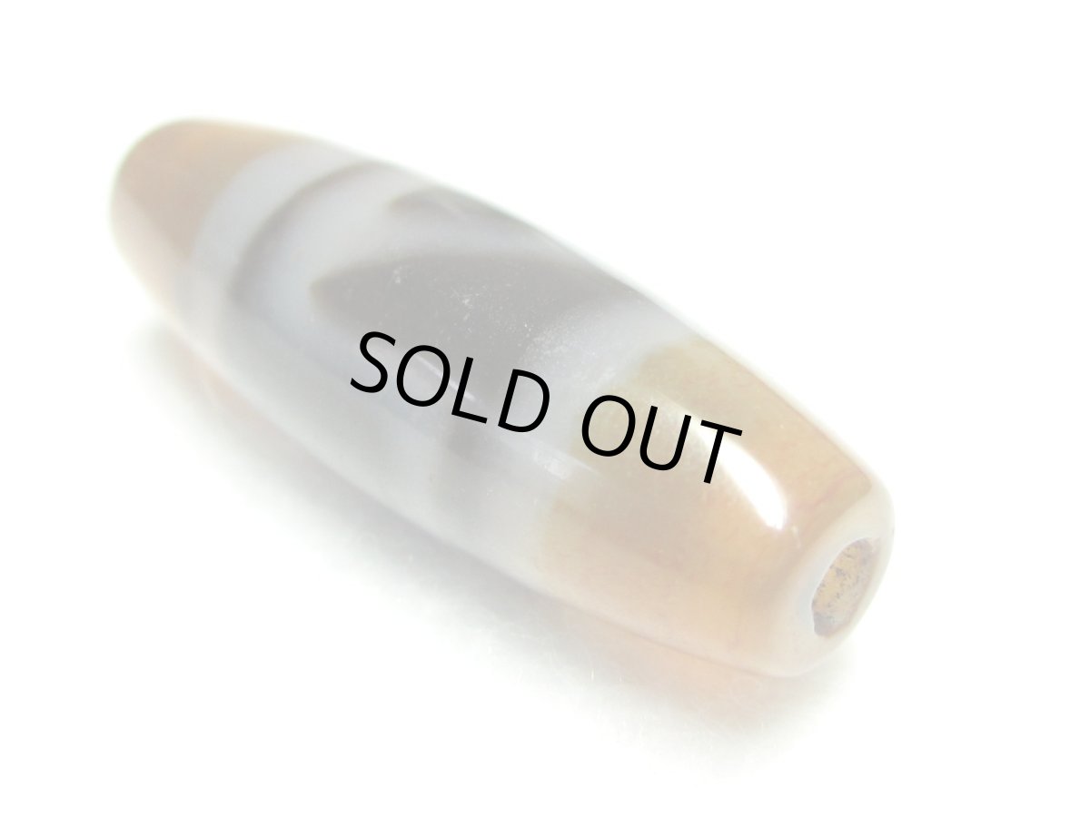 画像4: 三色天珠・一眼山形天珠 30mm (4)