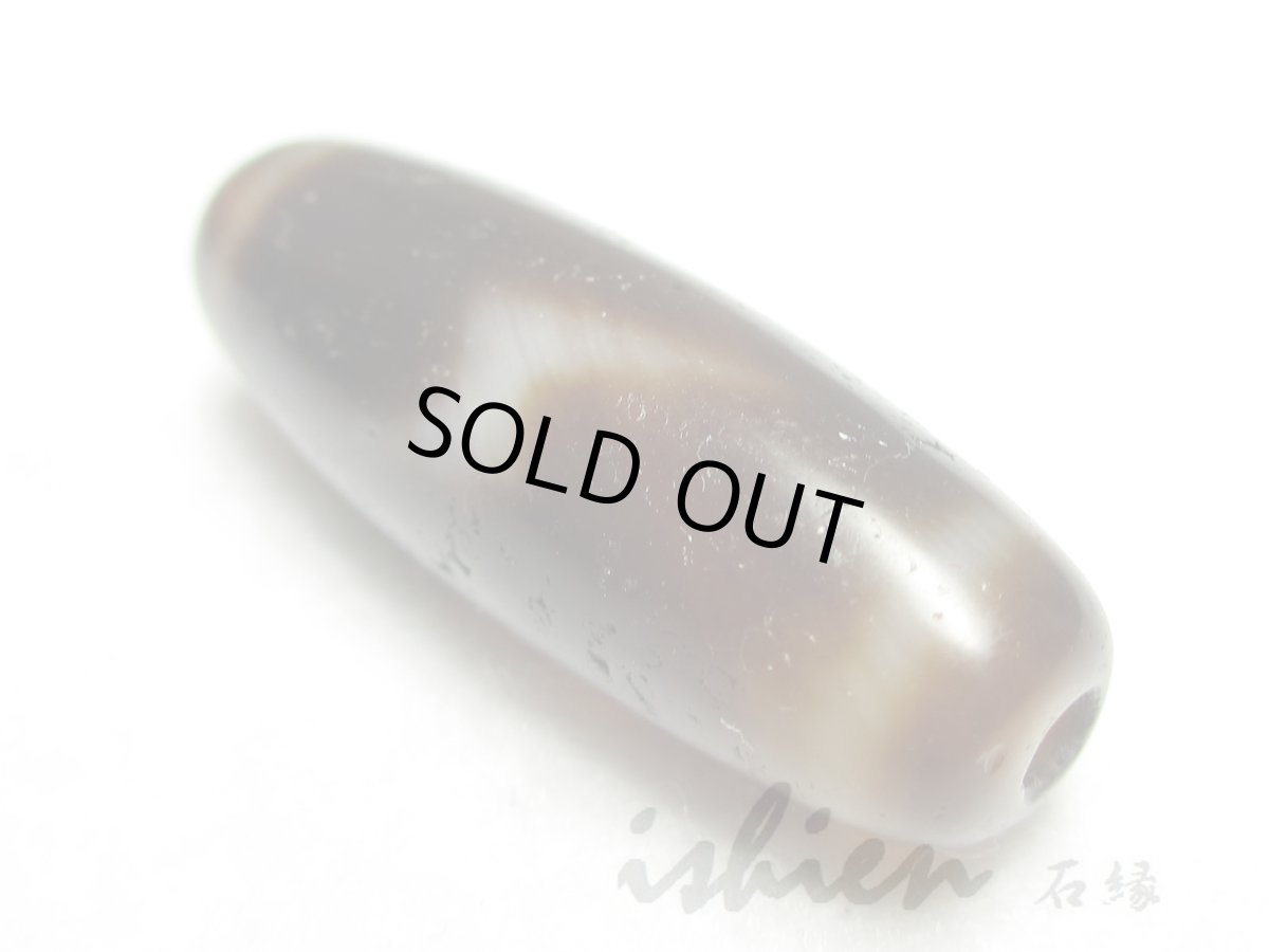 画像2: 風化龍鱗・閃電五眼天珠 30mm (2)