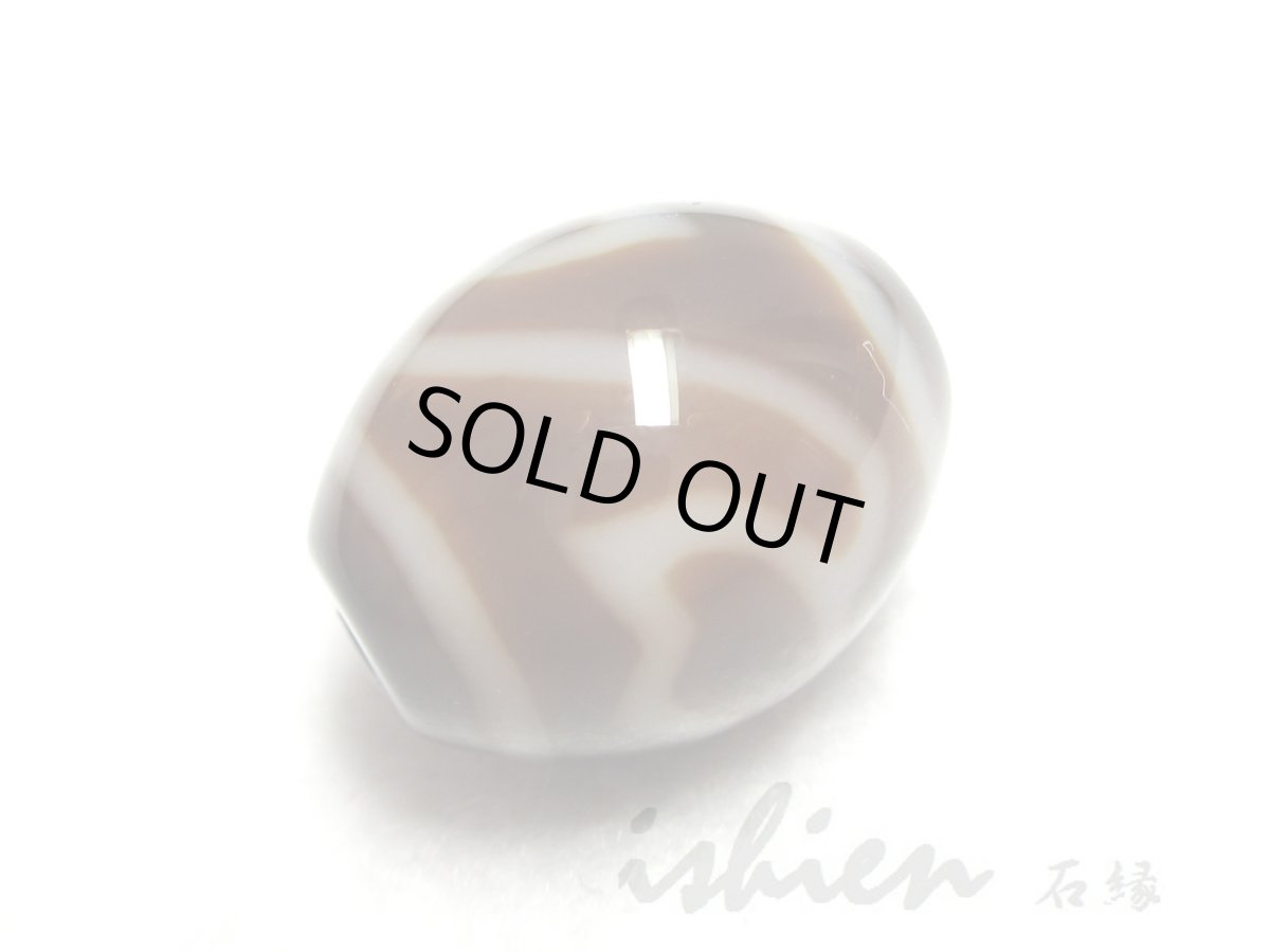 画像3: 黒地至純・水蓮花天珠 15mm (3)