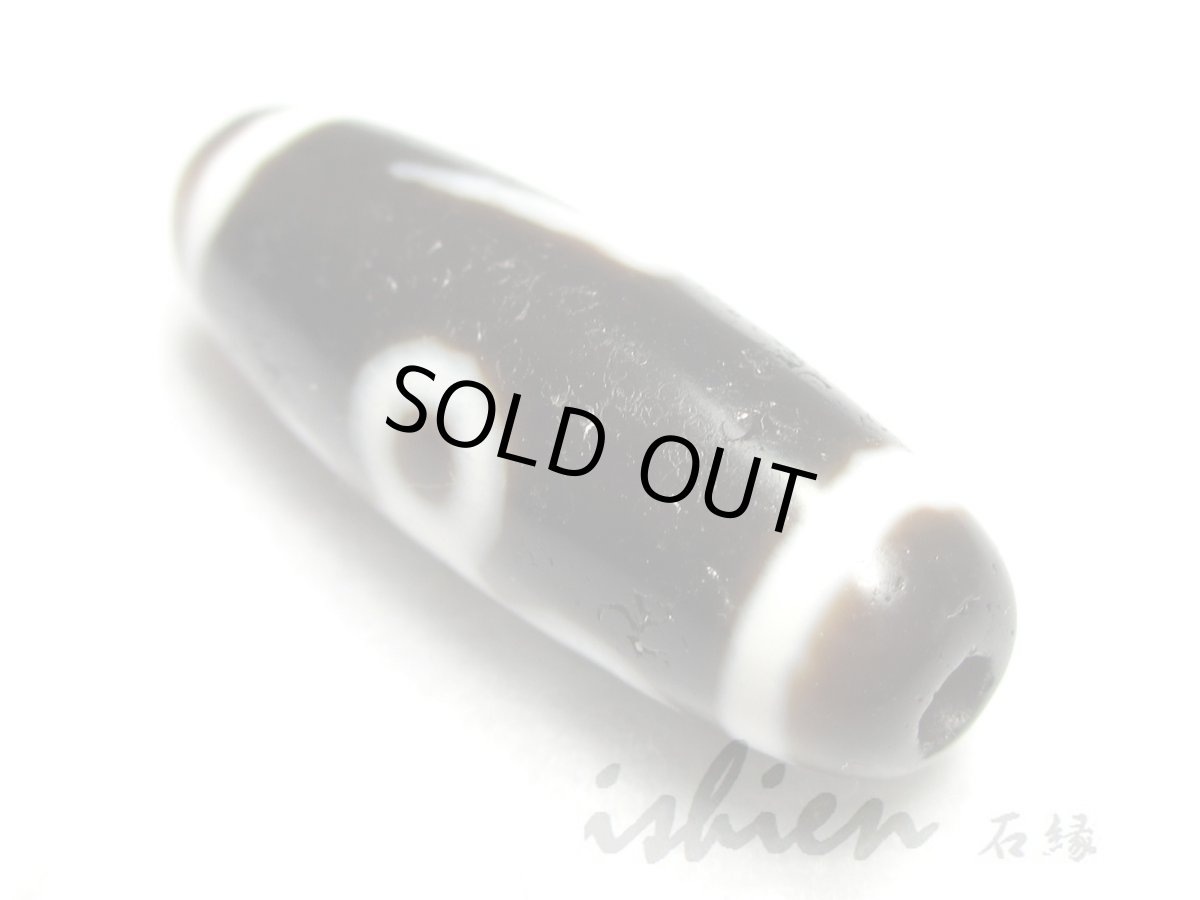 画像4: 風化龍鱗・閃電五眼天珠 30mm (4)