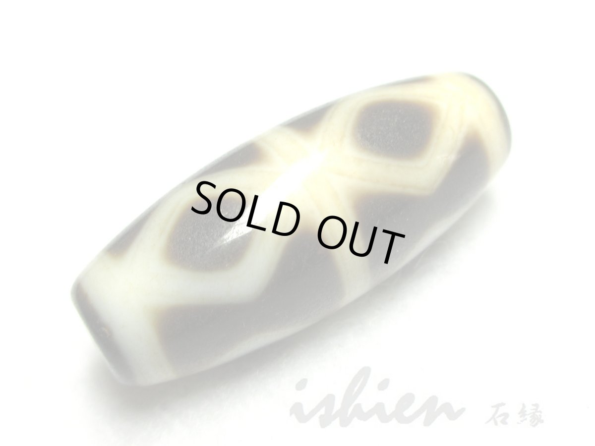 画像3: 至純風化紋・金剛杵天珠 30mm (3)