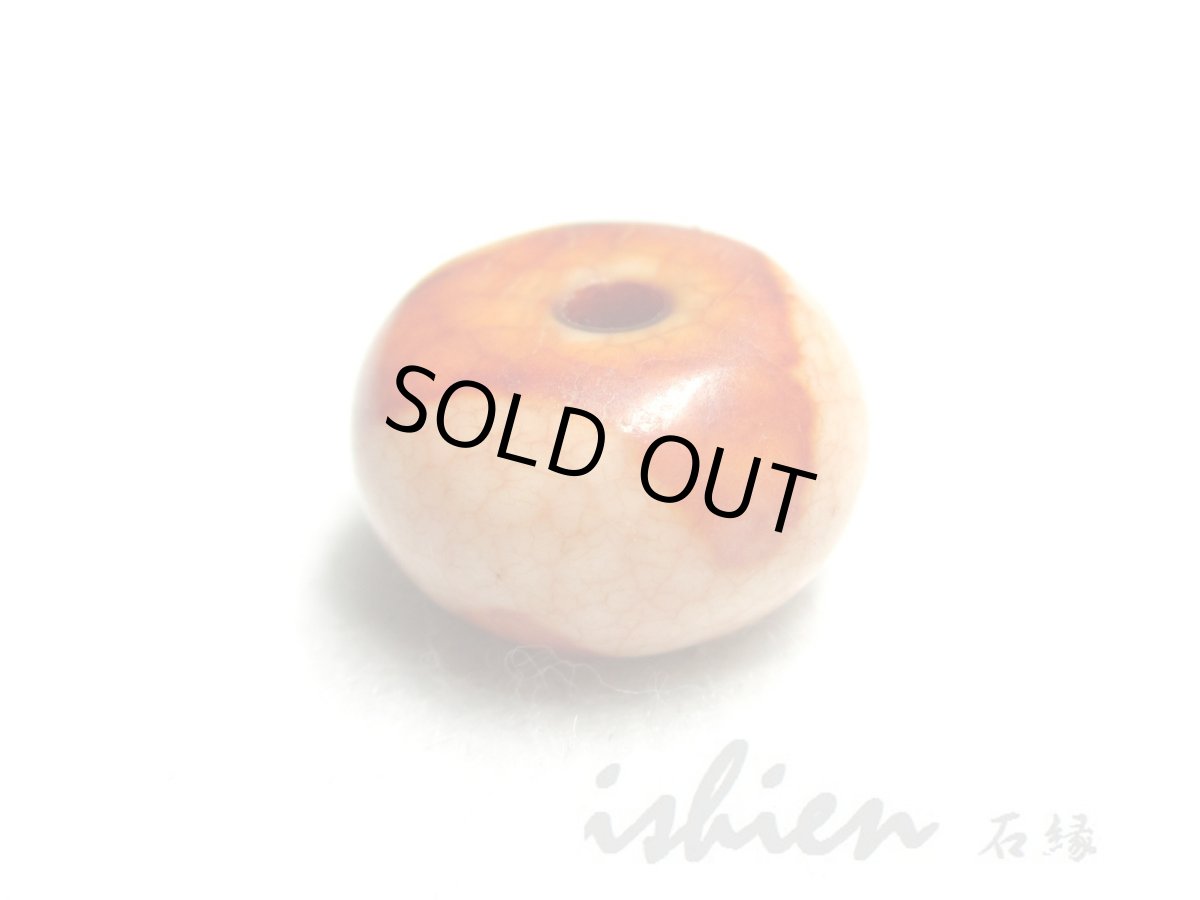 画像2: 赤龍紋・水紋天珠 13mm (2)