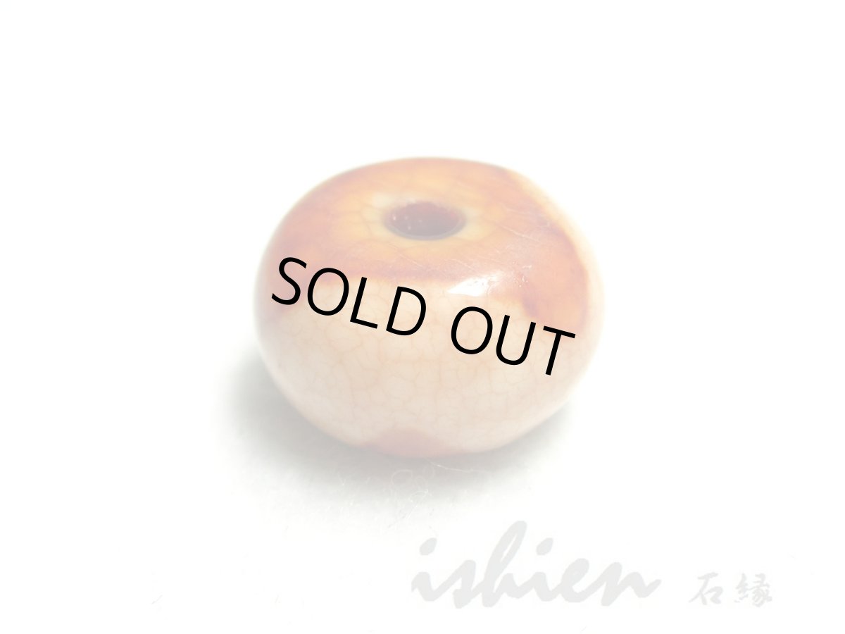 画像3: 赤龍紋・水紋天珠 13mm (3)