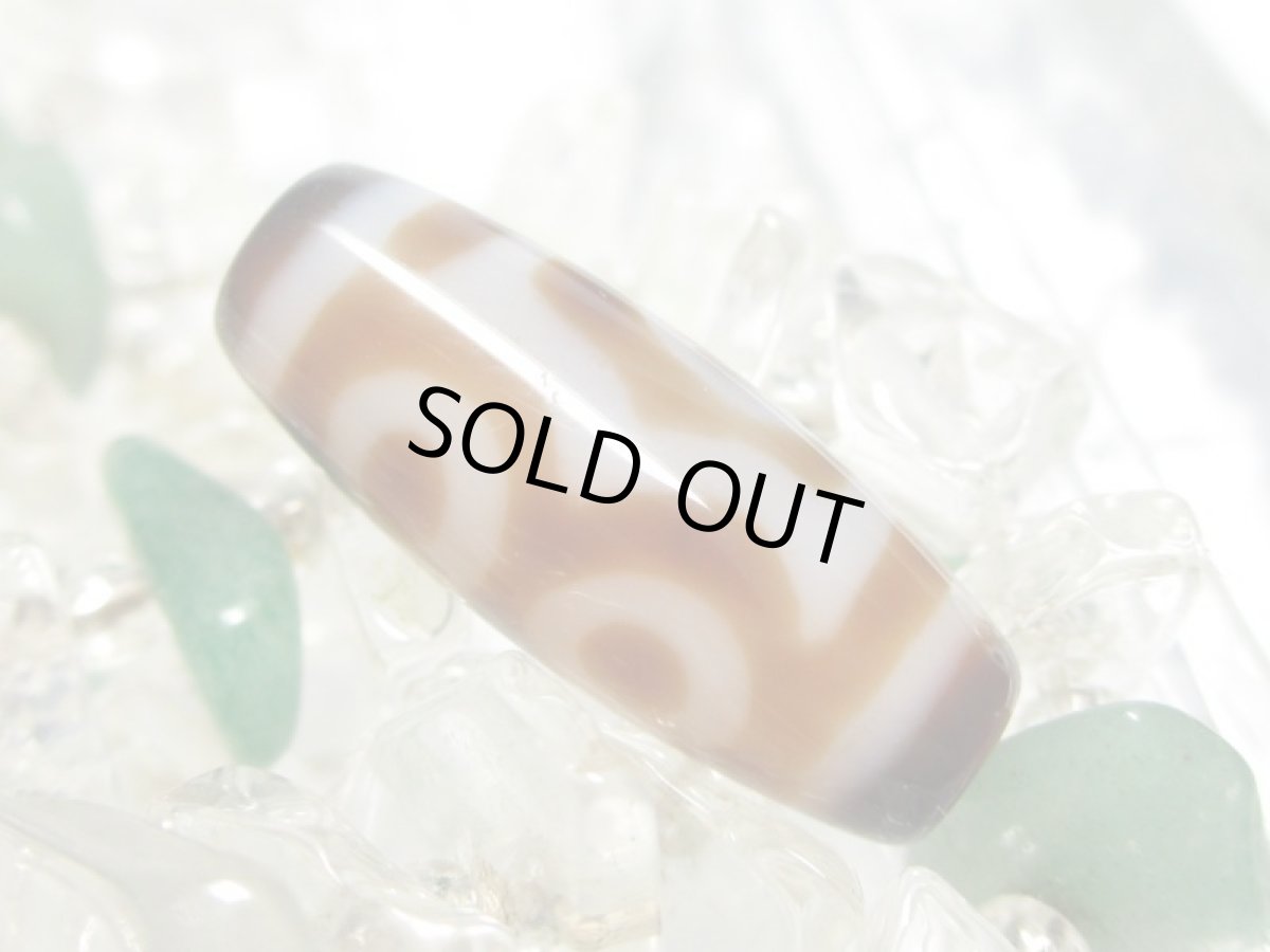 画像4: 黒地至純・五眼天珠 20mm (4)