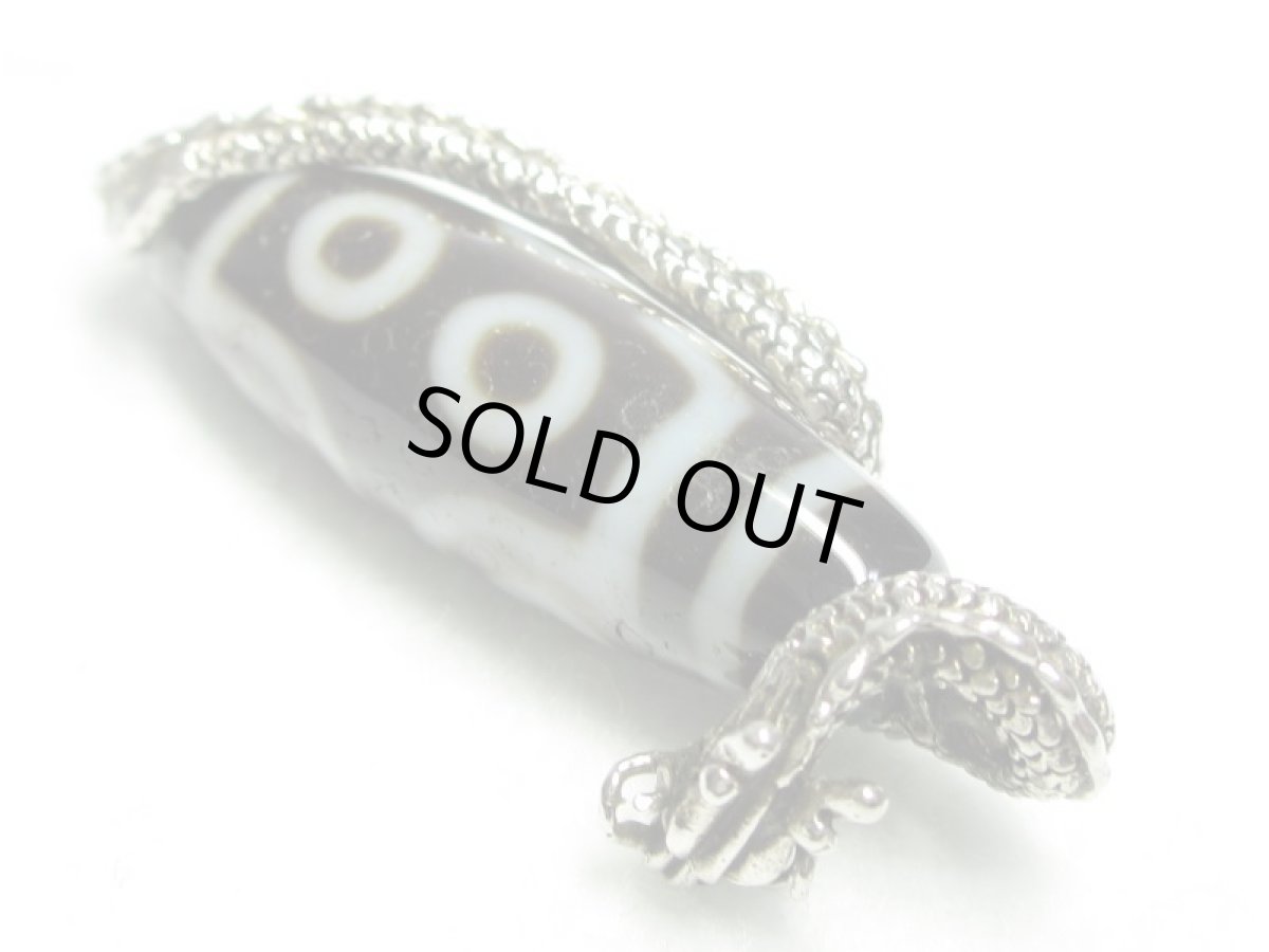 画像4: 黒地至純・七眼天珠 ネックレストップ (4)