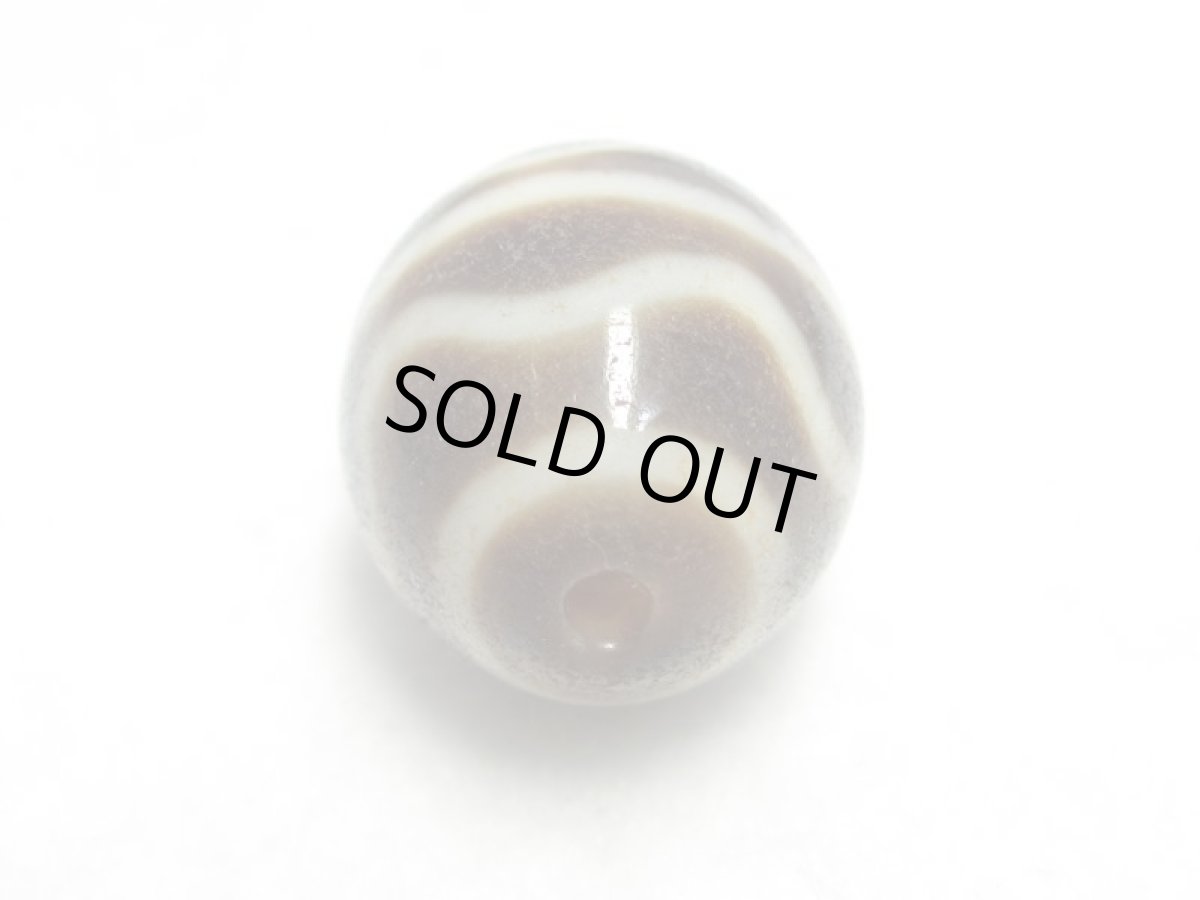 画像3: 至純風化紋・水紋天珠 20mm (3)