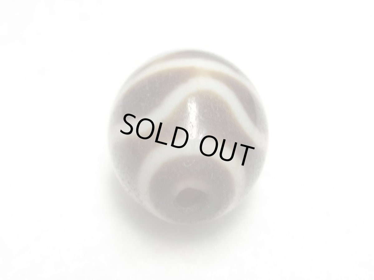 画像4: 至純風化紋・水紋天珠 20mm (4)