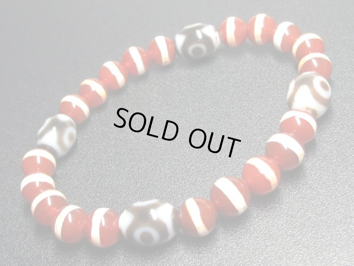 画像4: 線天珠・ローズクォーツブレスレット (4)