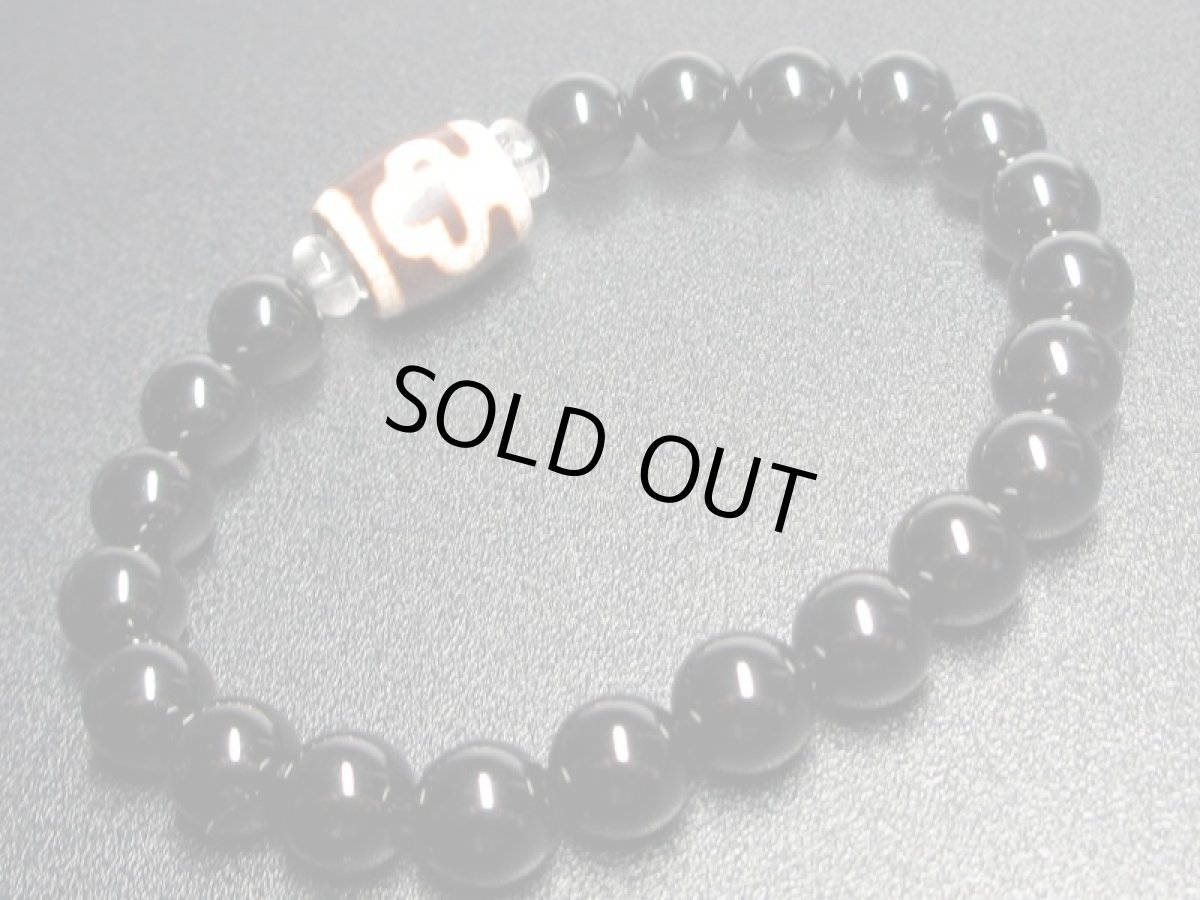 画像4: 菩提天珠・オニキスブレスレット (4)