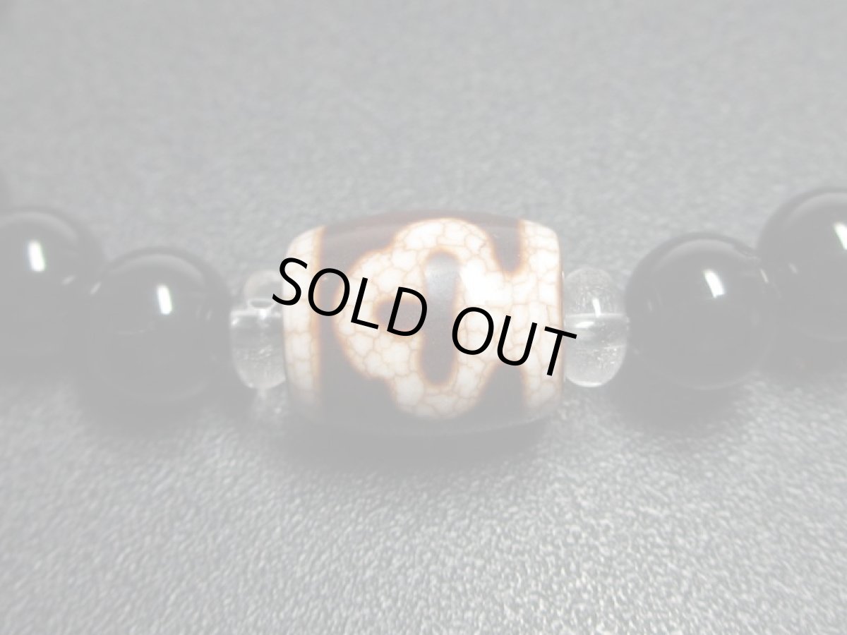 画像2: 菩提天珠・オニキスブレスレット (2)