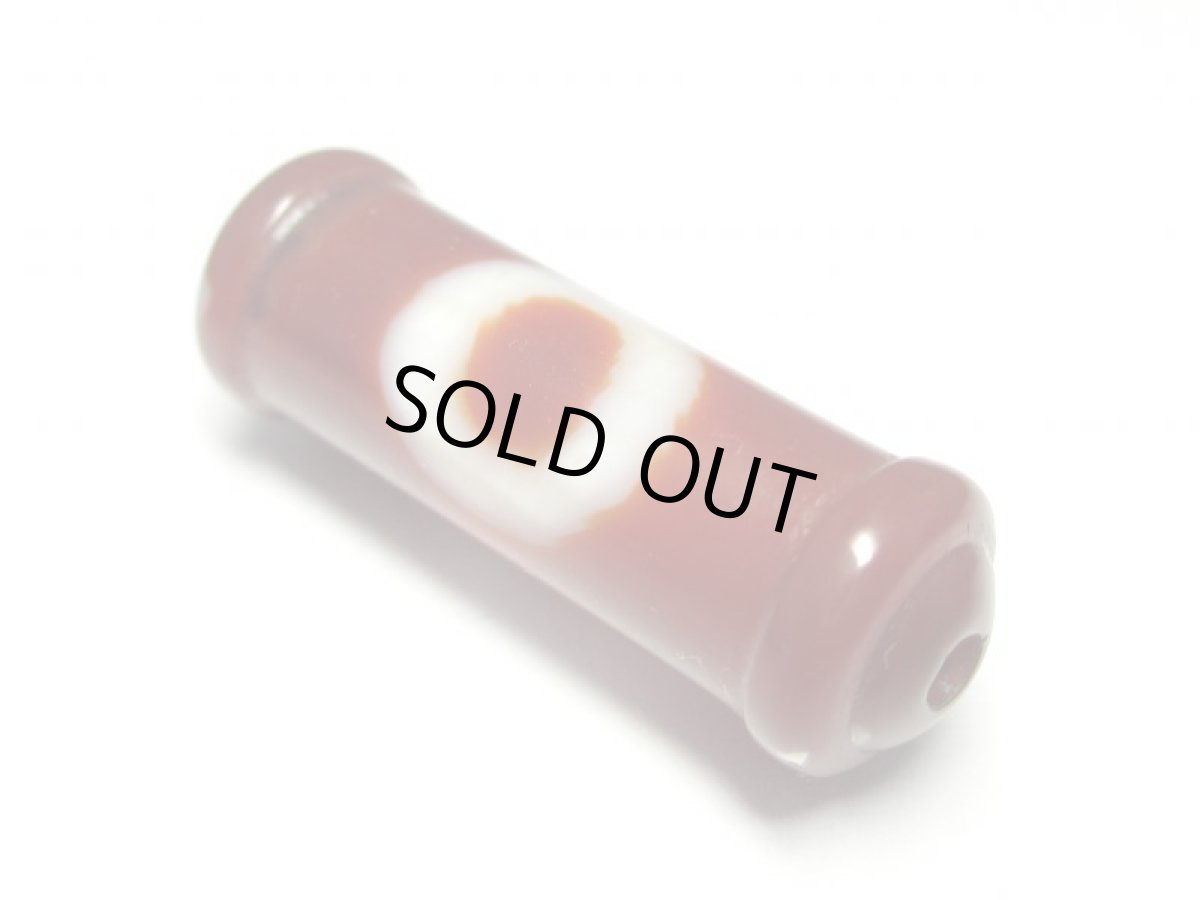 画像2: 老鉱朱砂紅・天地星辰天珠 28mm (2)