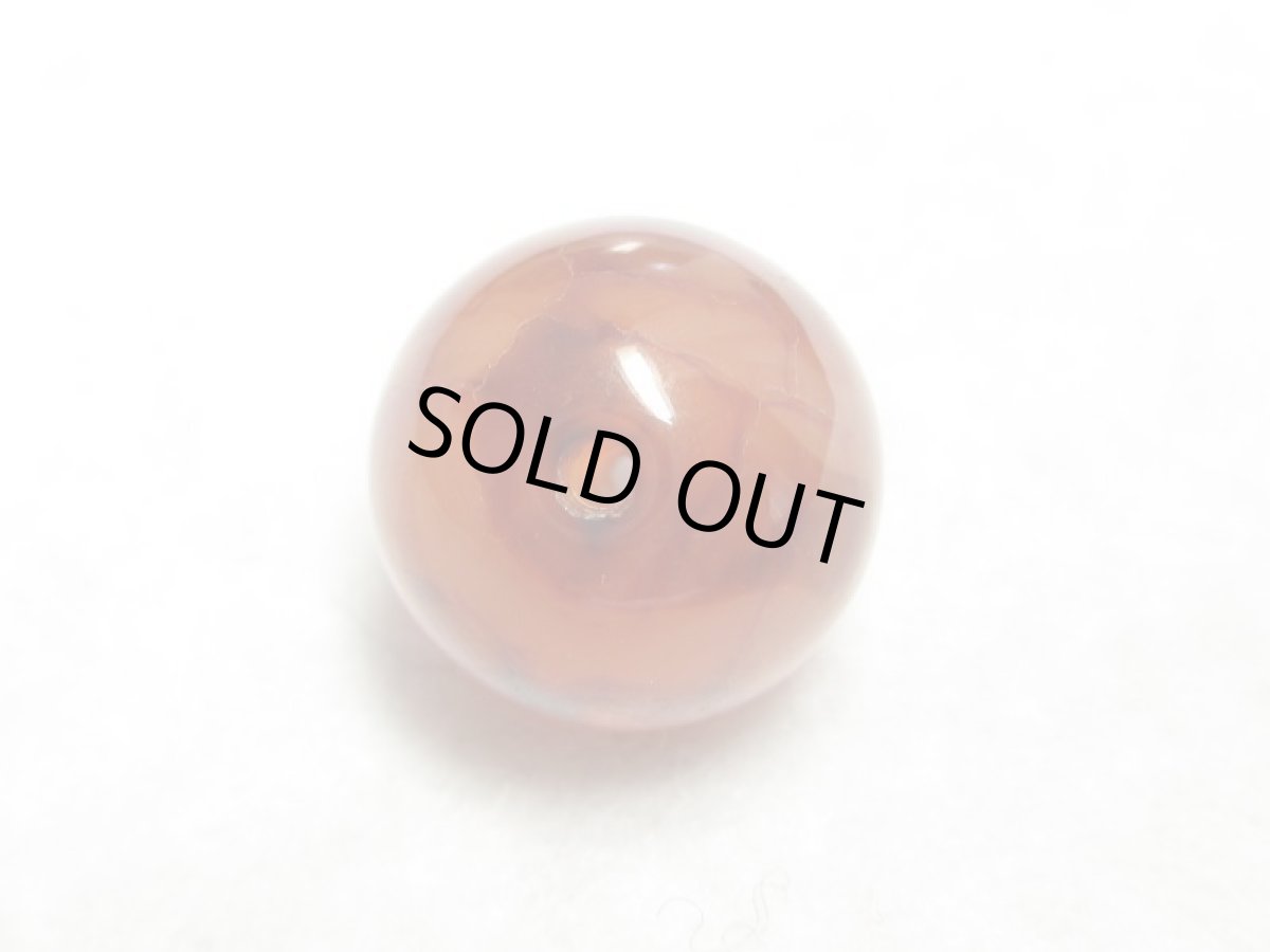 画像5: 紅鱗紋丸型・大人天珠 14mm (5)