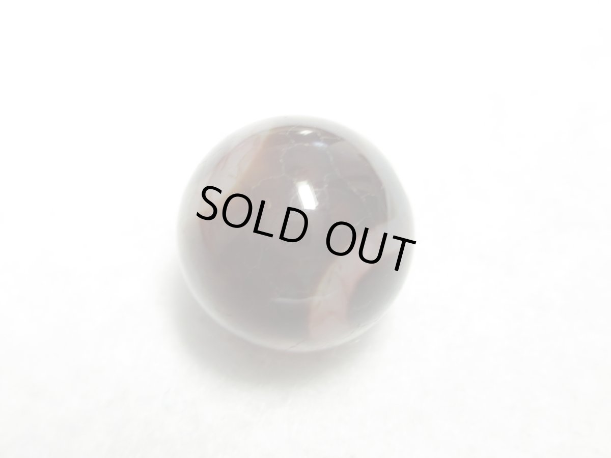 画像3: 紅鱗紋丸型・宝瓶天珠 12mm (3)