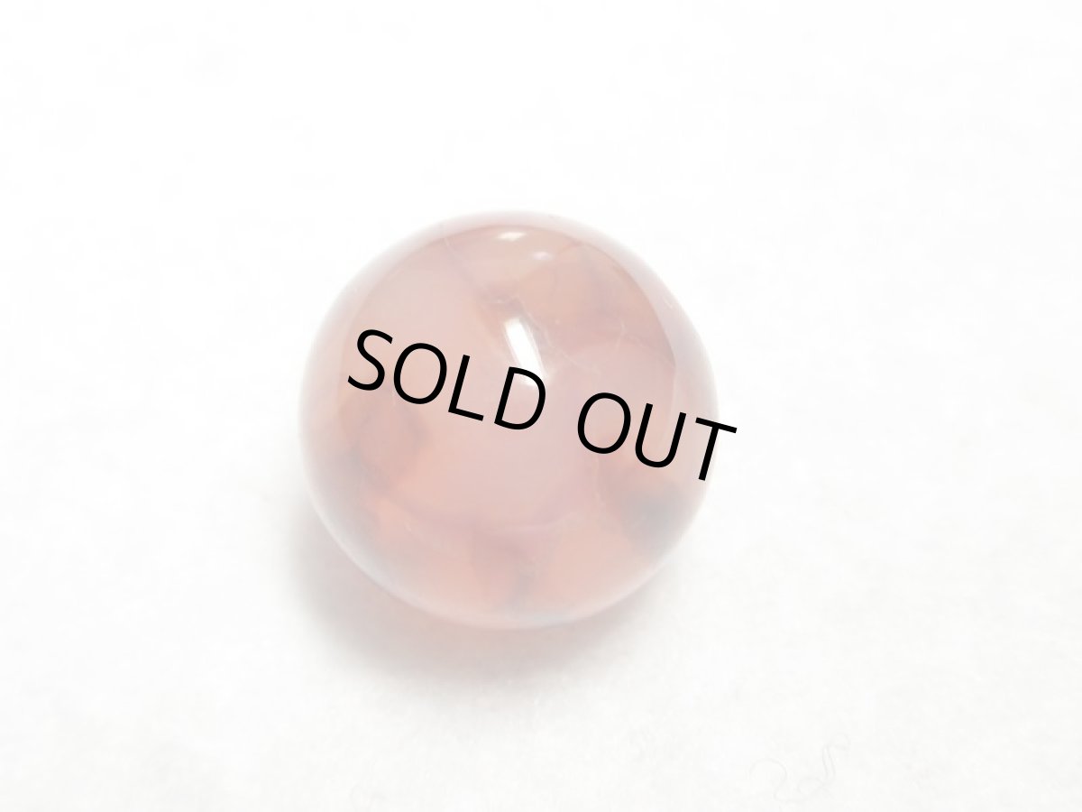 画像2: 紅鱗紋丸型・大人天珠 14mm (2)