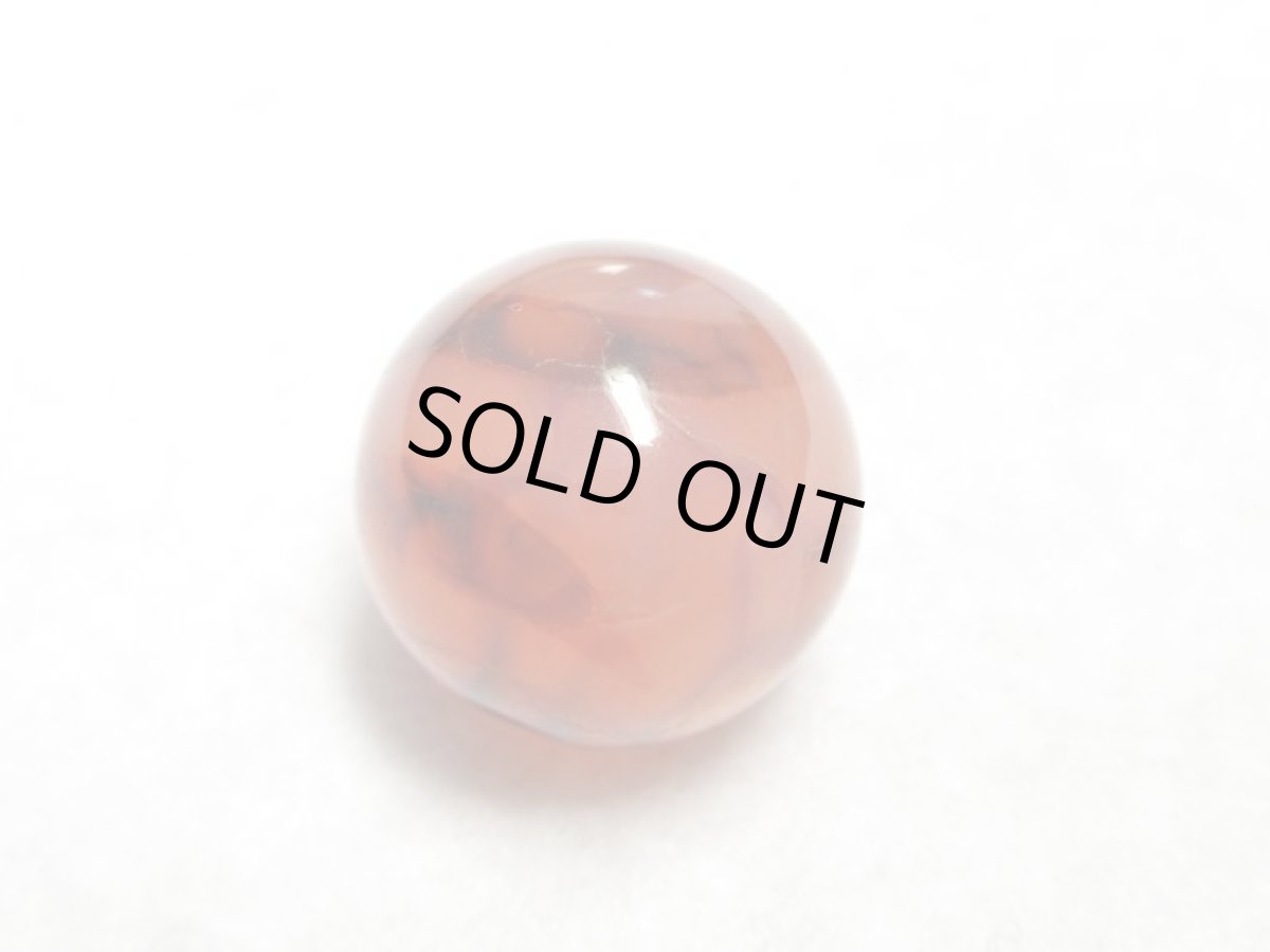 画像3: 紅鱗紋丸型・大人天珠 14mm (3)