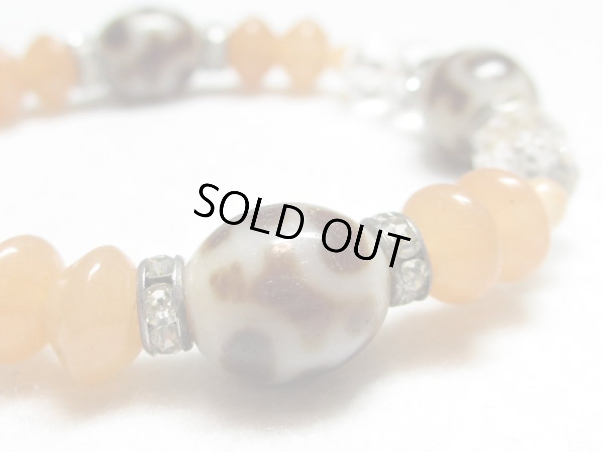 画像5: 龍鱗宝瓶天珠ブレス・水晶【130711】  (5)