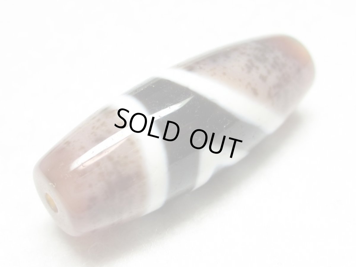 画像3: 至純天珠・三色線天珠 32mm (3)